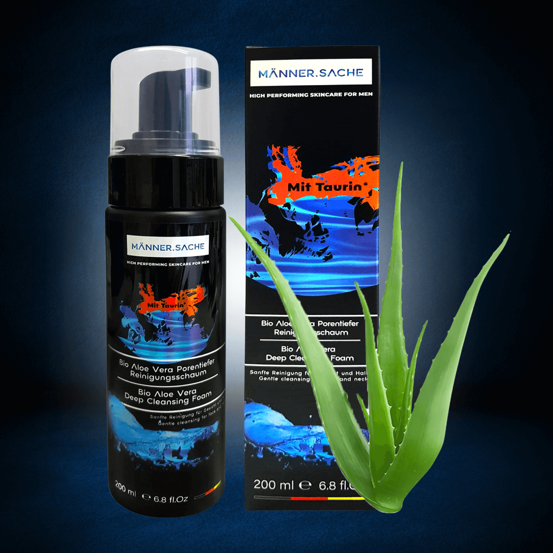 Gesichtsreinigung für Männer – Sanfter Reinigungsschaum mit Aloe Vera