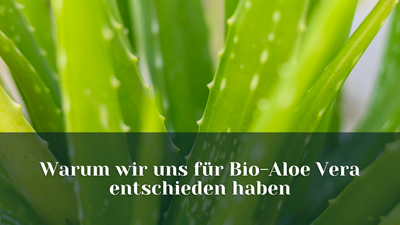 Warum wir uns für Bio-Aloe Vera entschieden haben