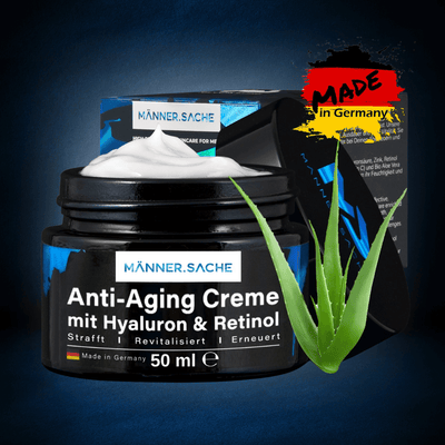 MännerSache Bio-Aloe-Vera Anti-Aging Creme & Antifalten für Männer 50ml