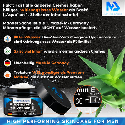 Männer Augencreme MännerSache Vorteile