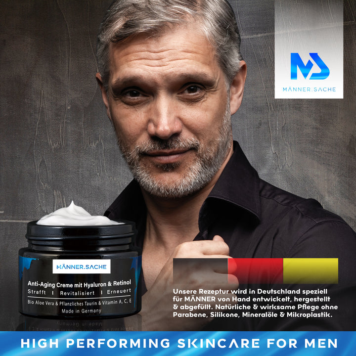 Anti-Aging-Creme für Männer – Premium Gesichtspflege